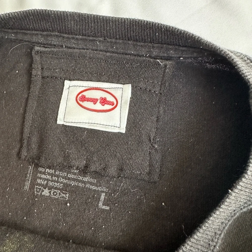 PENNY LANE REWORKED NIRVANA TEE W/CROCHETED SLEEVES - Picture 4 of 8